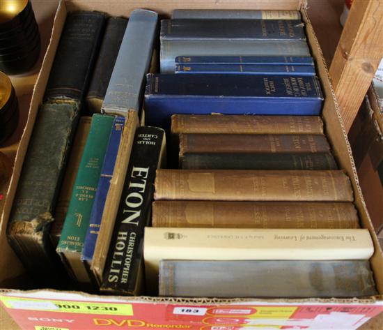 Collection of Eton College related books